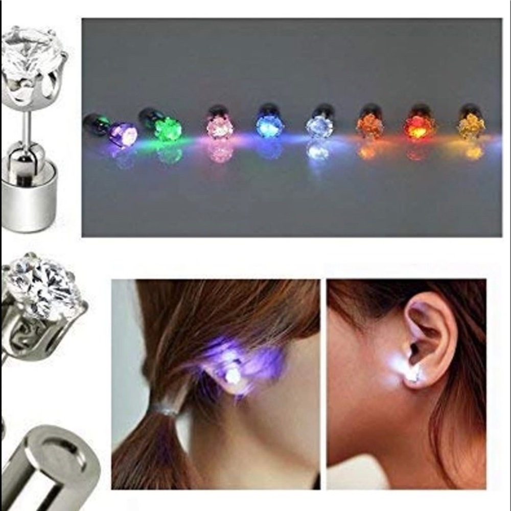 Women's Led Lights Studs Earrings